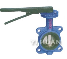 D71X/J butt-clamped rubber-lined butterfly valve