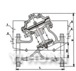JD745X multi-functional water pump control valve construction