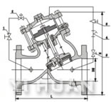 YX741X  adjustable pressure reducing& stabilizing valve construction-1