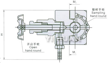GMJ11F/H-25 high seal completely sampling valve diagram
