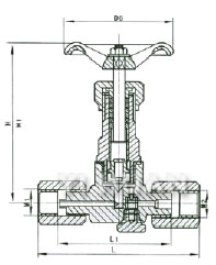 JJM8 pressure gauge valve diagram
