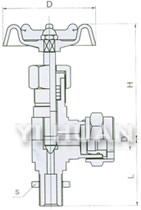 JX29W/H whorl fluid meter valve diagram