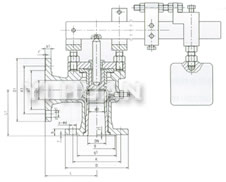 Single-lever safety valve brief figure of structure-2