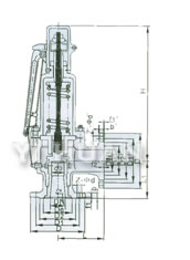 Spring Loaded Low Lift Type Safety Valve brief figure of structure-4