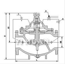 800X differential by-pass balancing valve construction