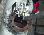 Gate valve seat sealing surface grinding