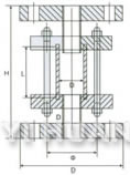 HGS07玻璃管视镜 结构图